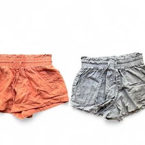 Orange and Grey Bundle Summer Shorts